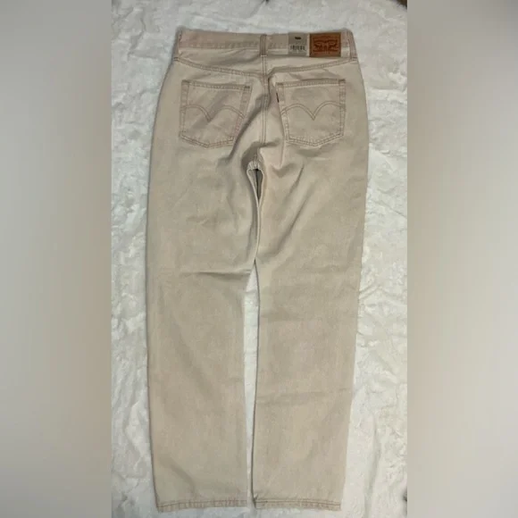 Levi's 501 Beige Jeans - Picture 10 of 10